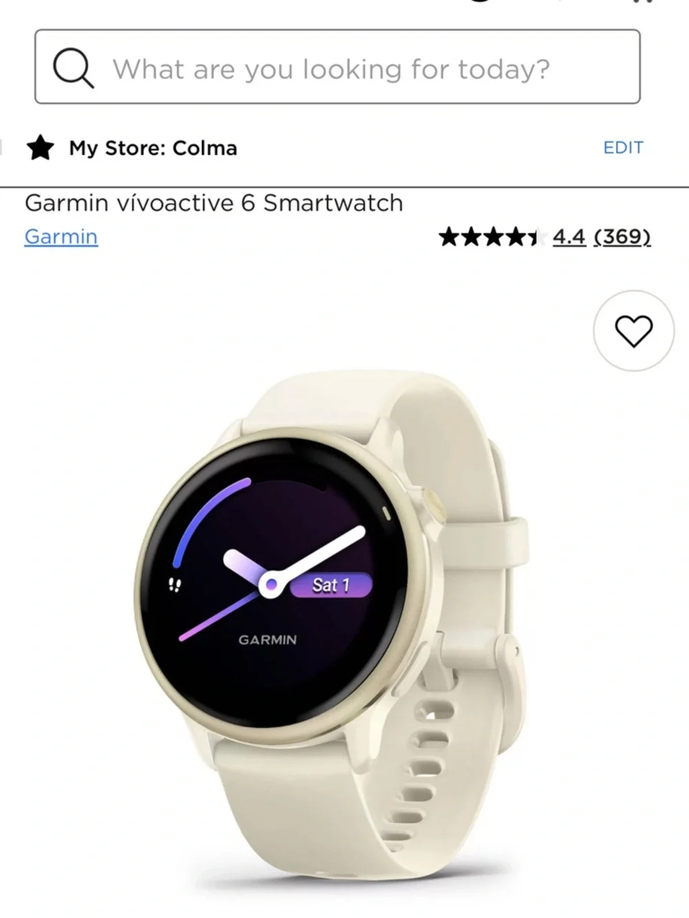 Garmin Vivoactive 6 Lunar Gold - Picture 2 of 9